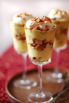 autumn trifle with spice roasted apples pears and pumpkin-caramel sauce