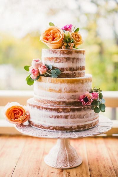 boho wedding ideas - Romantic wedding cake