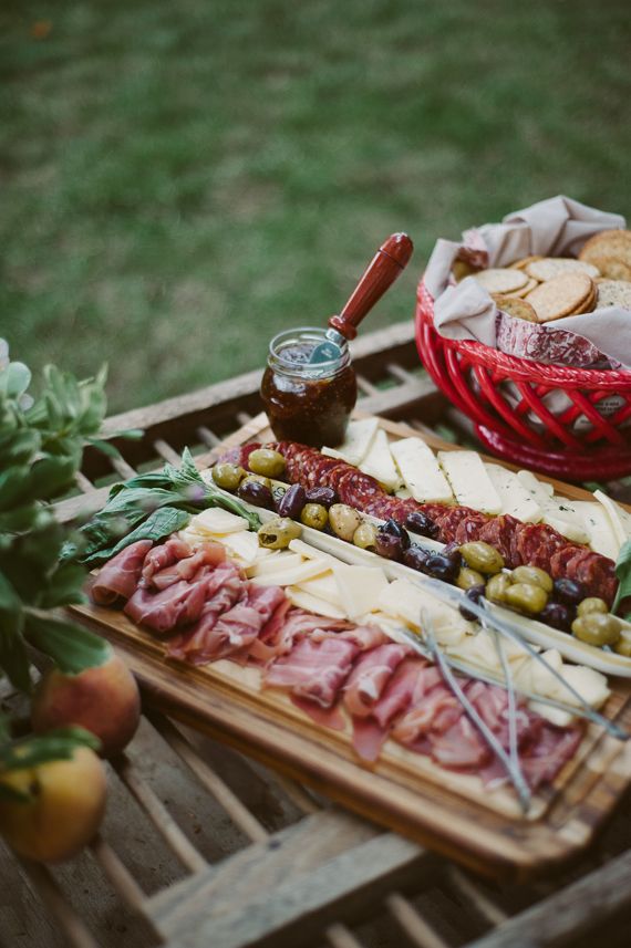 cheese plate for fall wedding