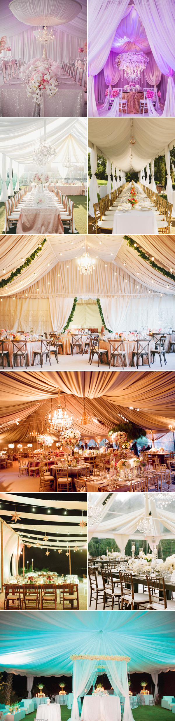 drapery reception wedding decorations ideas