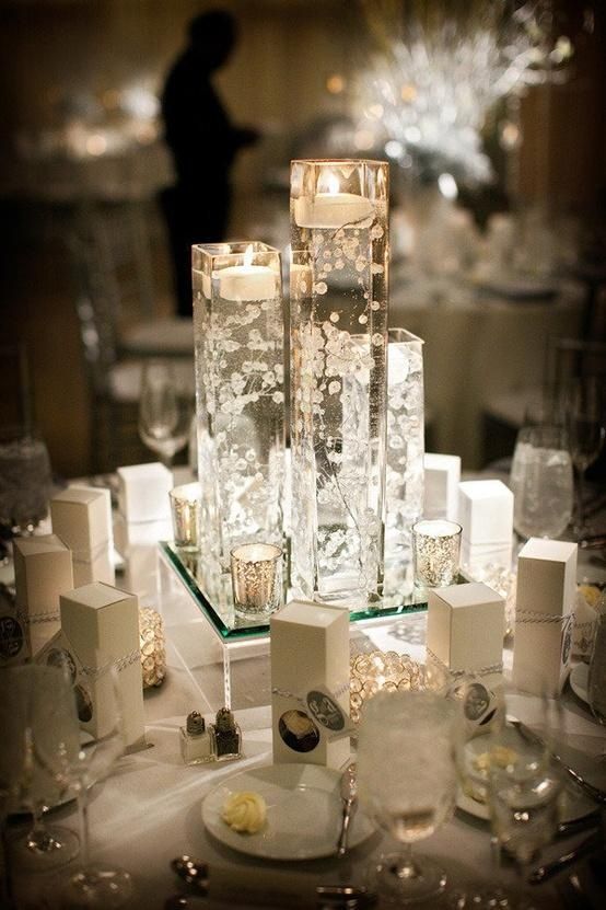 43 Romantic Wedding Candle Decoration Ideas 2024 7 floating candles centerpieces ideas for wedding