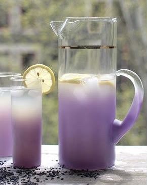 lavender lemonade signature drink purple summer wedding