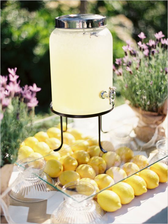 lemonade wedding drink ideas for wedding ceremony