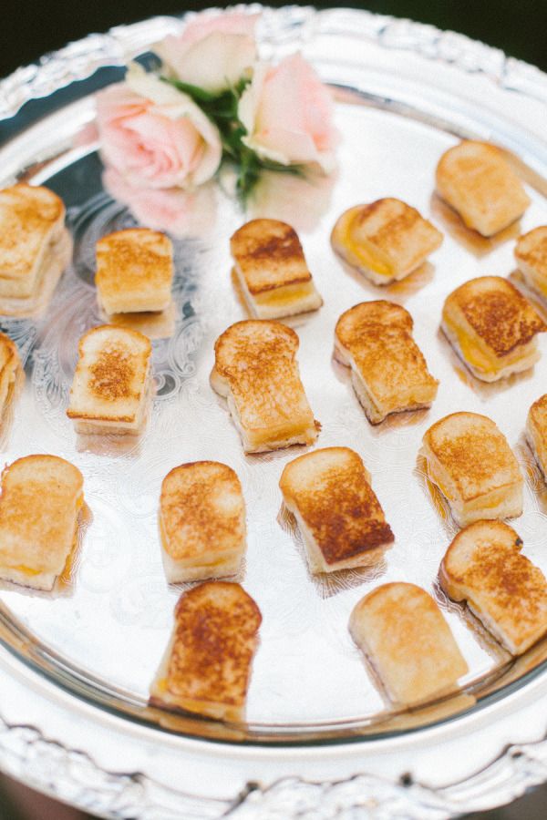 50+ Mouthwatering Summer Wedding Appetizers 14 party appetizers ideas-Mini grilled cheese