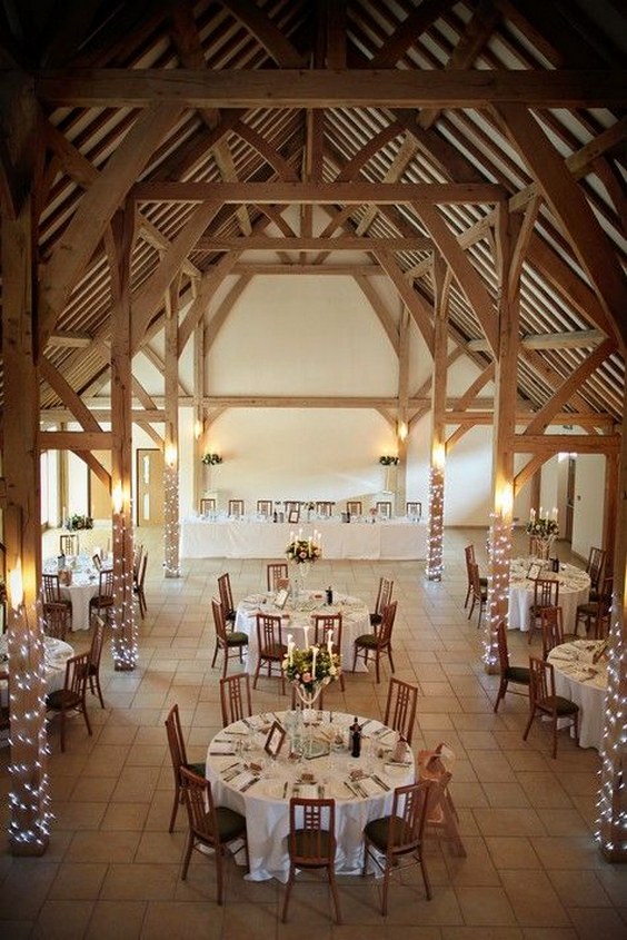 rustic barn wedding reception decor ideas
