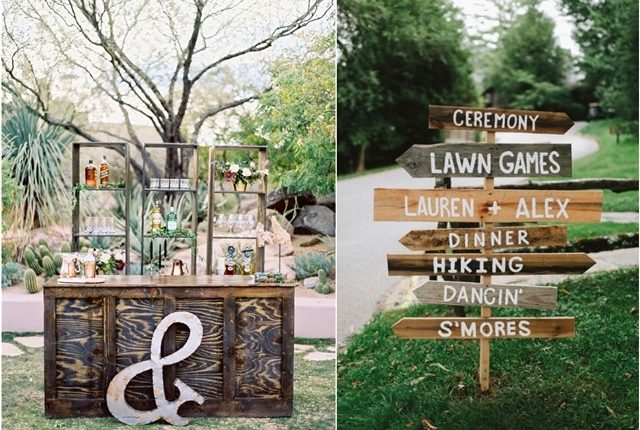rustic outdoor wedding details and ideas