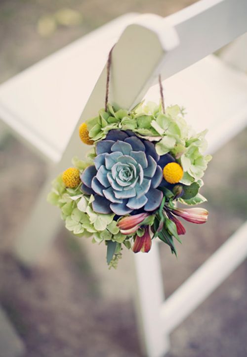 rustic succulent Desert Wedding decor