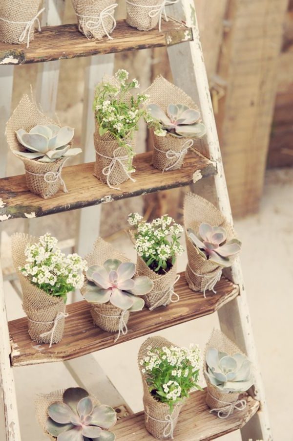 rustic wedding ideas with burlap