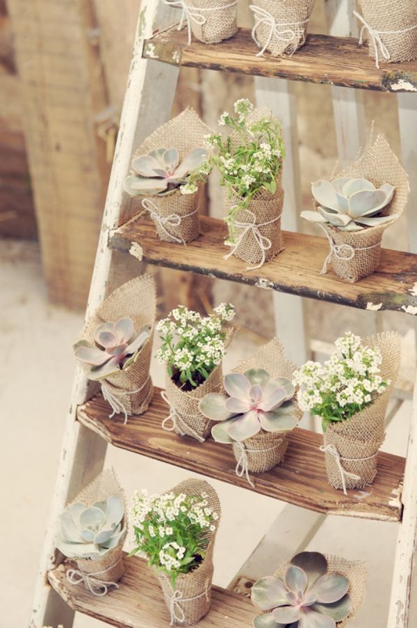 rustic wedding ideas with burlap