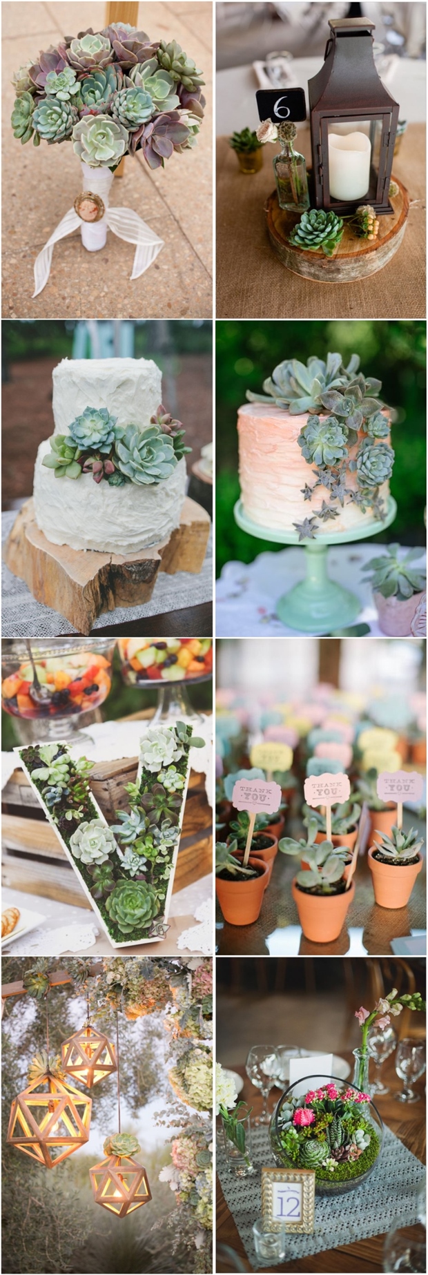 succulent rustic wedding ideas- green country wedding ideas