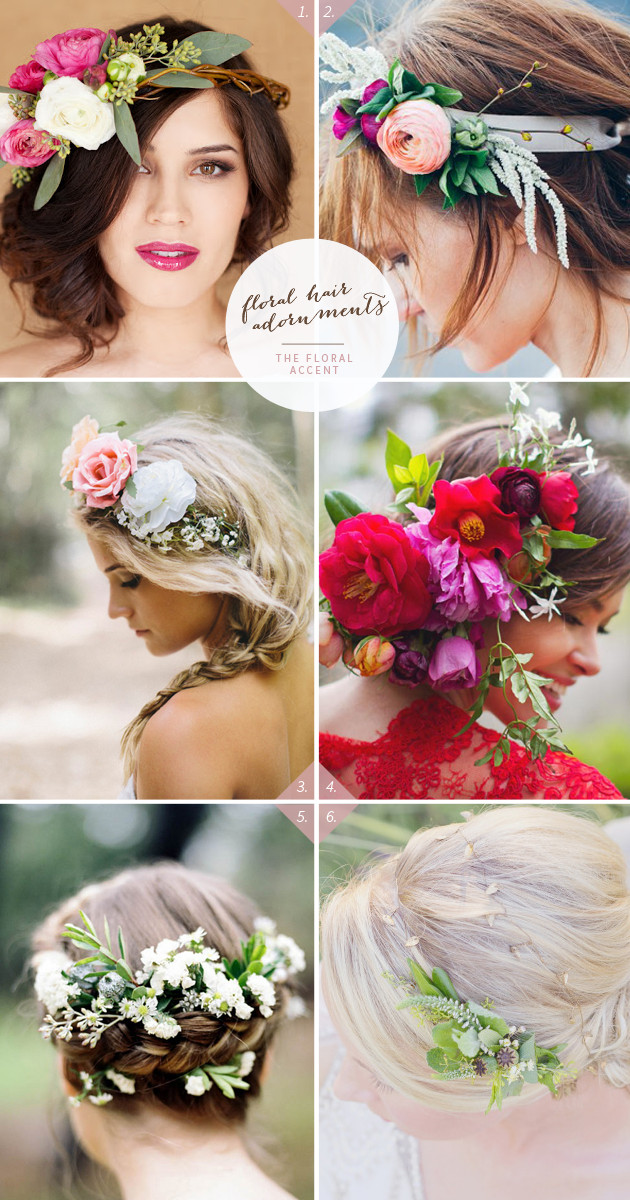 wedding hairstyles with flowers