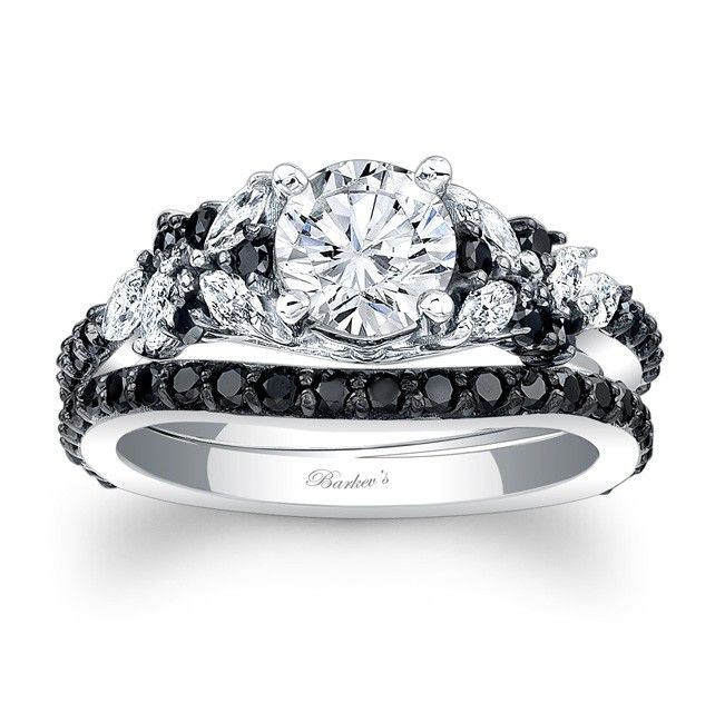 20 Gorgeous Black Diamond Engagement Rings 17 14K Black Diamond Engagement Ring