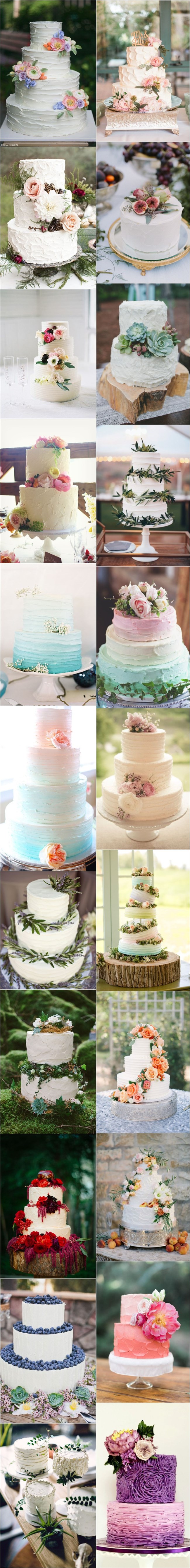 22 unique buttercream wedding cakes