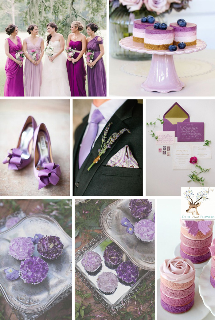Amethyst Orchid Wedding Color Ideas- Purple Wedding Colors