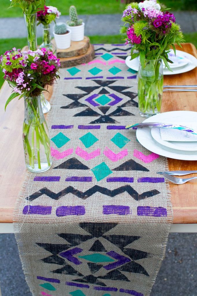 Aztec Table Runner Main