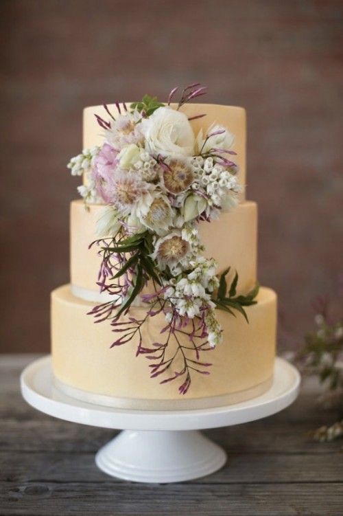 Blush Pink Romantic And Whimsical Wedding Cake