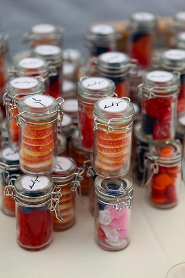 Candy Bottles Wedding Favors