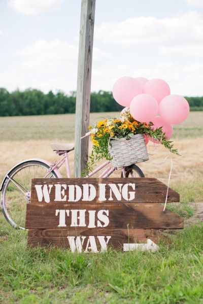 Cute wedding sign