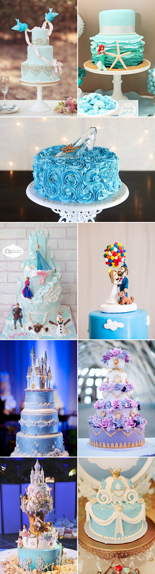 Disney-Inspired Wedding Cakes
