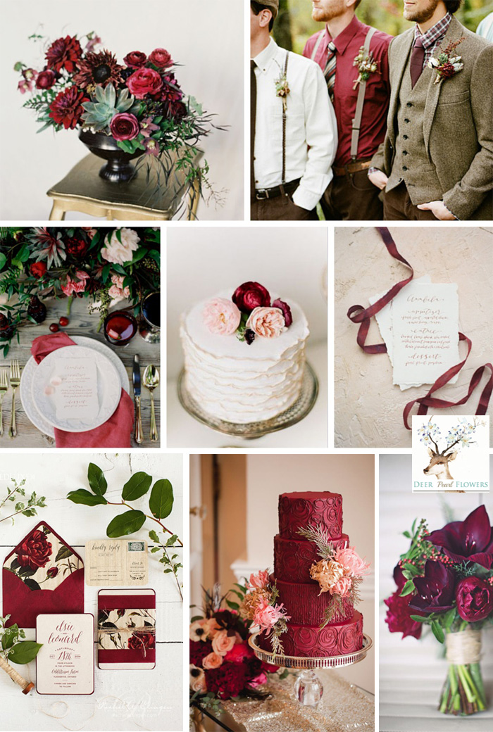 Fall Marsala Wedding Color 2015