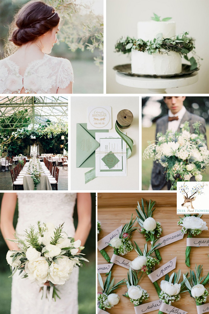 Fall Wedding Colors- Desert Sage Wedding Colour Palette