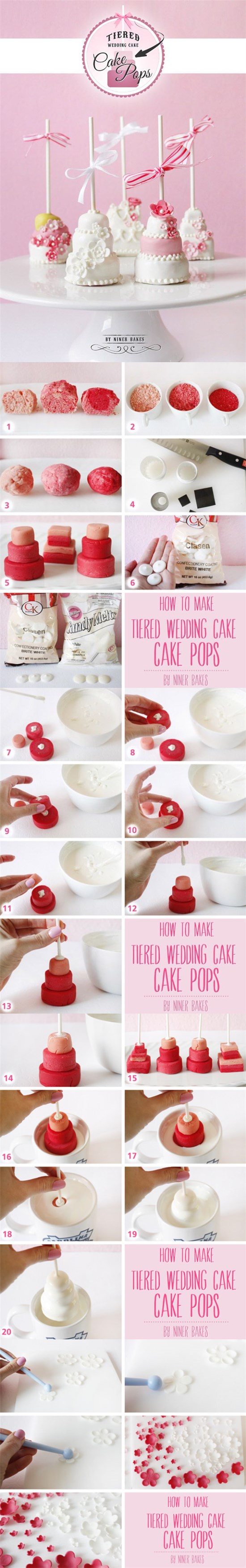 20 Mini Wedding Cakes Too Good To Eat! Plus Tutorials! 25 How to make Tiered Mini Wedding Cakes