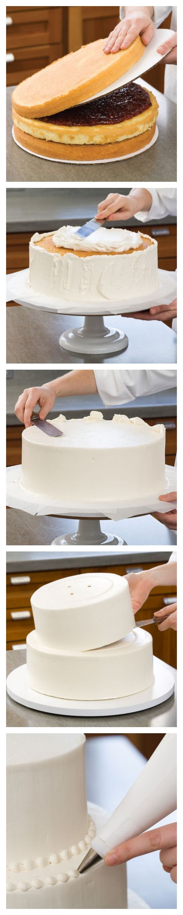 How to make a wedding cake