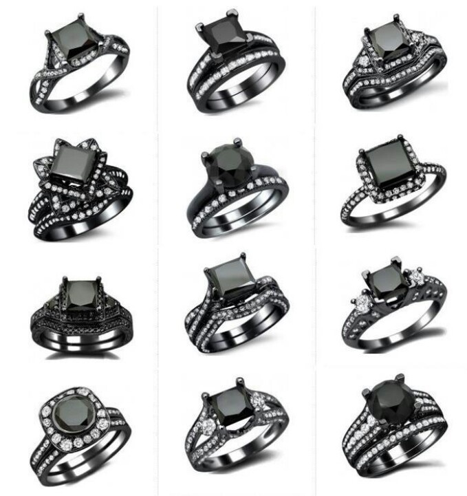 20 Gorgeous Black Diamond Engagement Rings 20 List of pretty and affordable black diamond engagement rings