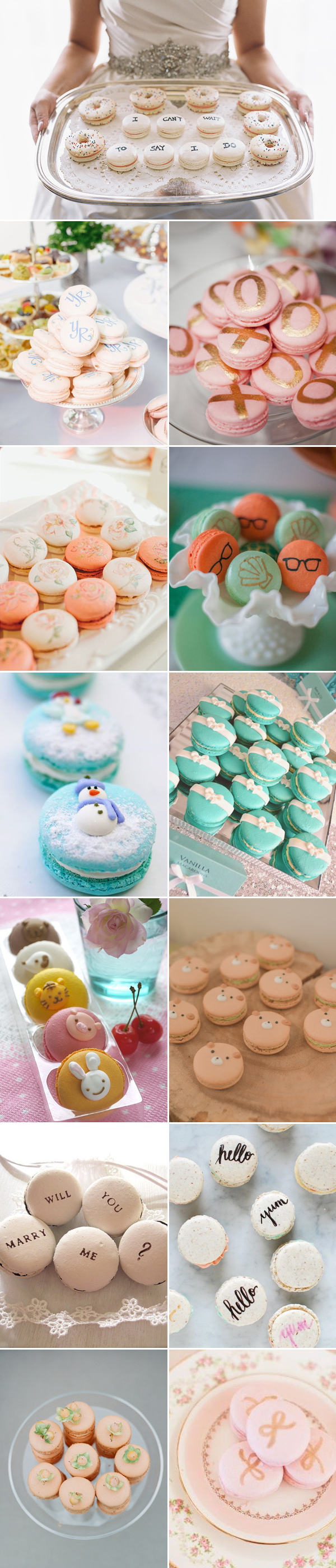 Personalized Designs Macaron Wedding Cake Ideas