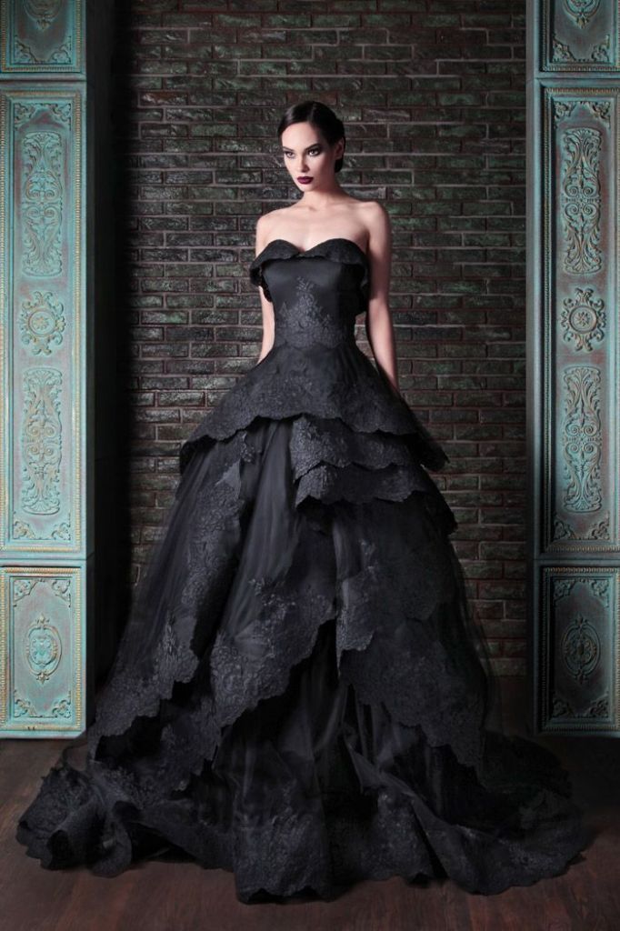 gorgeous black gown