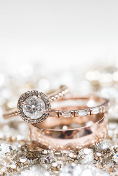 Round cut gray diamond halo and rose gold setting engagement ring