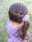 Simple quick adorable little girl hairstyle