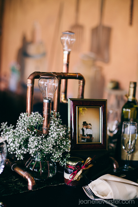 Steampunk Wedding Centerpiece