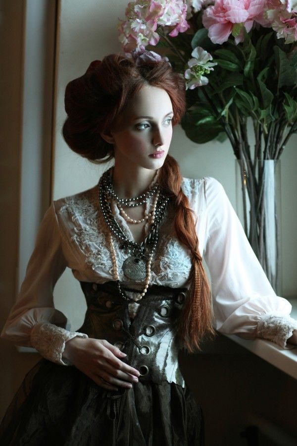 Victorian Steampunk Wedding Hairstyles