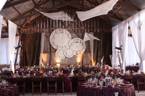 Victorian Steampunk wedding decor idea