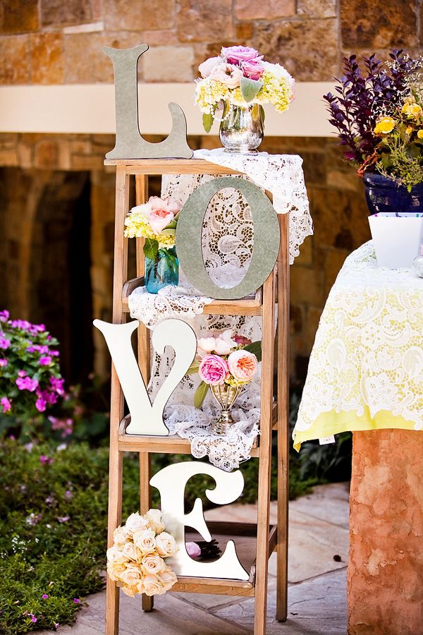 Floral Ladder Installation - medium — Got It Covered | Wedding | Events |  Hire | Design