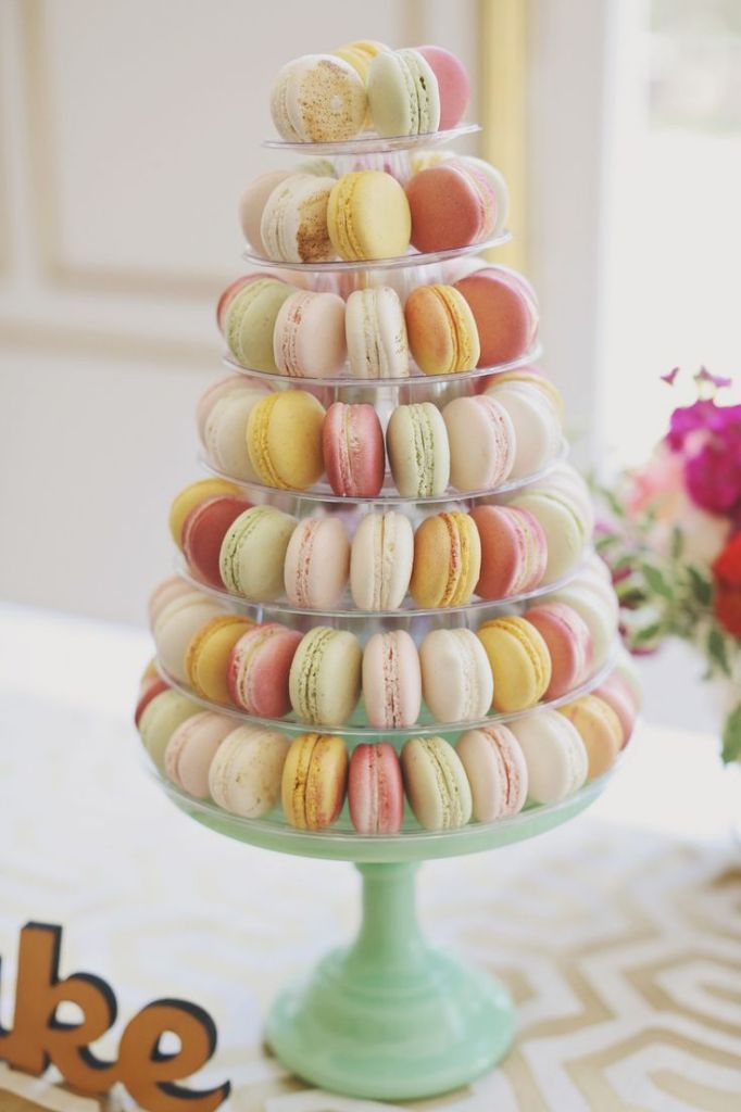 Wedding Macarons Tower