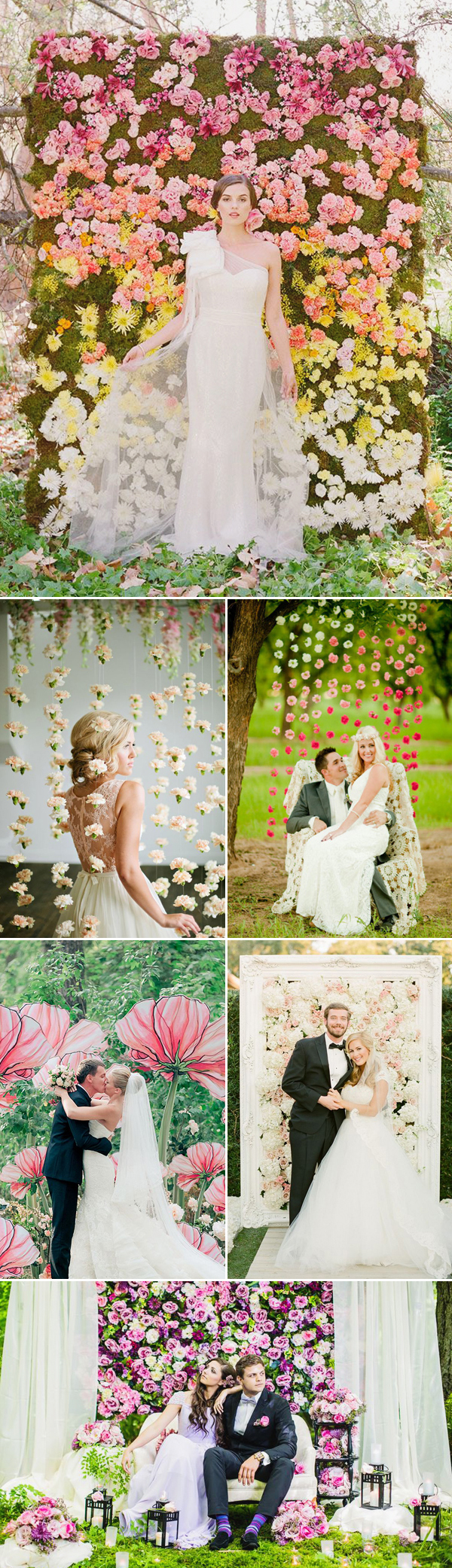Wedding decor Ideas-Floral Wedding Backdrop