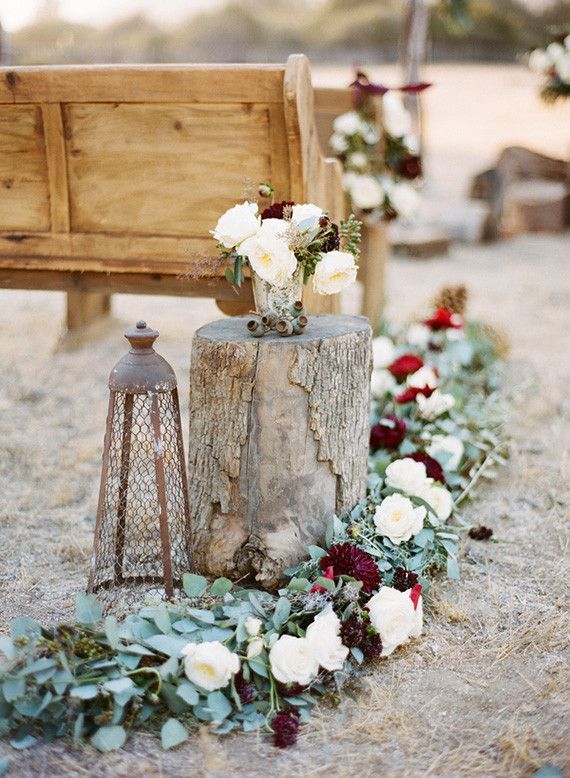 25 Romantic Winter Wedding Aisle Décor Ideas Deer Pearl