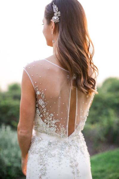 beaded wedding gown