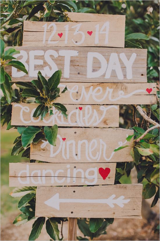 best day ever wedding sign