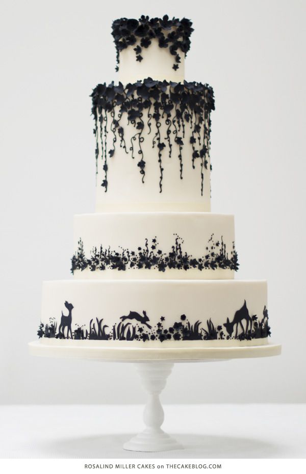 49 Amazing Black and White Wedding Cakes 2024 8 cute black and white cake for wedding