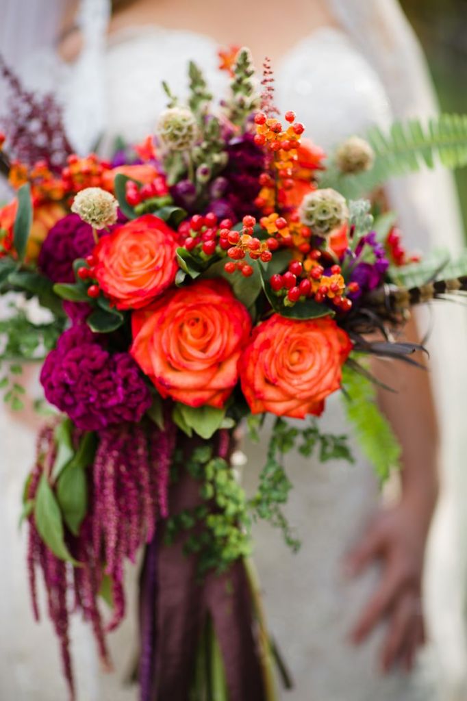 fall flowers for wedding bouquets