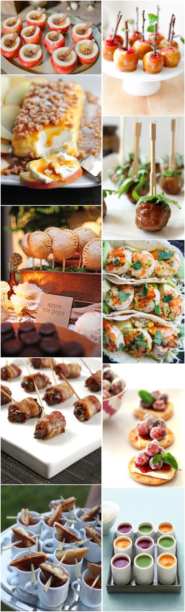 fall wedding food ideas-fall wedding appetizers