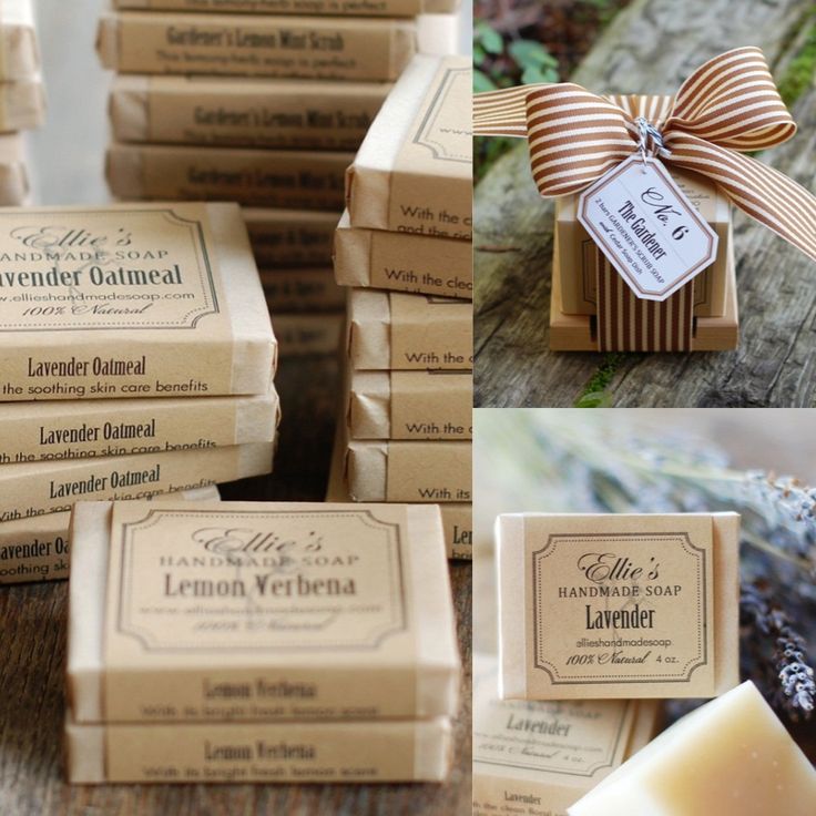 lavender handmade soap wedding favor ideas