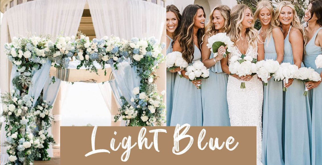 light blue wedding color ideas