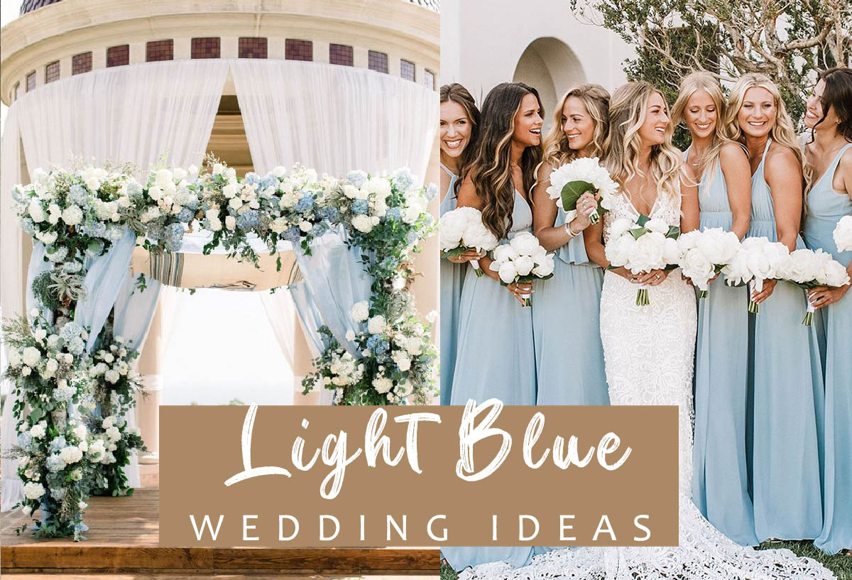 light blue wedding color ideas