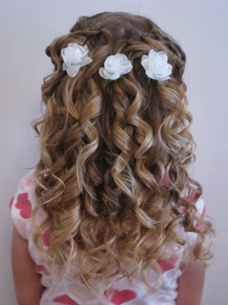 little girl hairstyles for weddings
