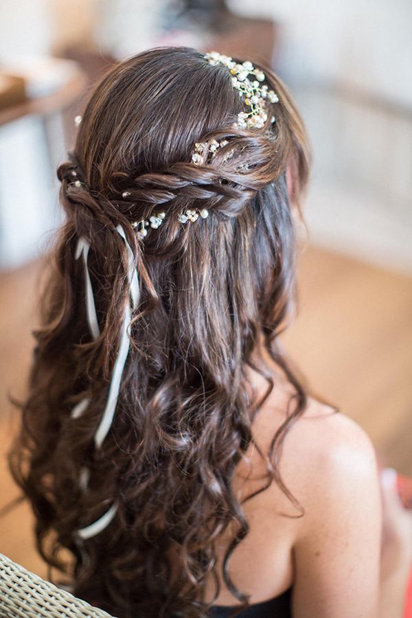 long wedding hairstyle ideas for little girls
