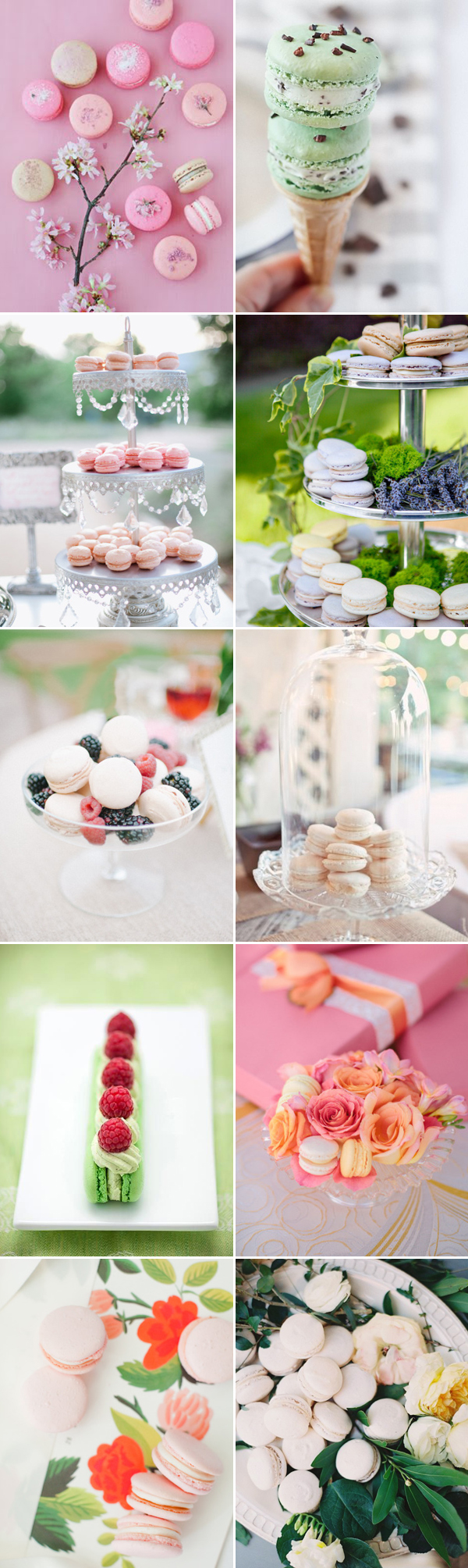 macaron wedding dessert ideas